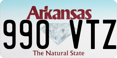 AR license plate 990VTZ