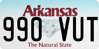 AR license plate 990VUT