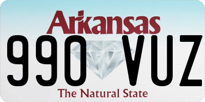 AR license plate 990VUZ