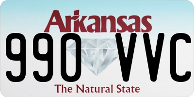AR license plate 990VVC