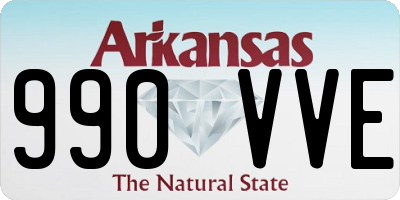 AR license plate 990VVE