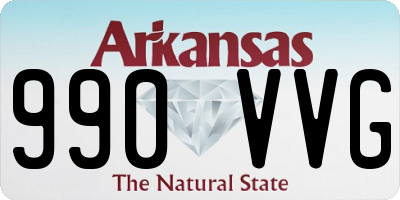 AR license plate 990VVG