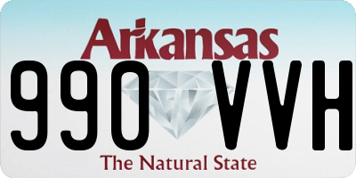 AR license plate 990VVH