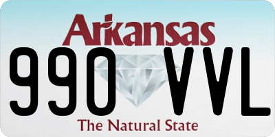 AR license plate 990VVL