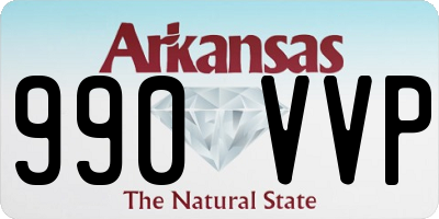 AR license plate 990VVP
