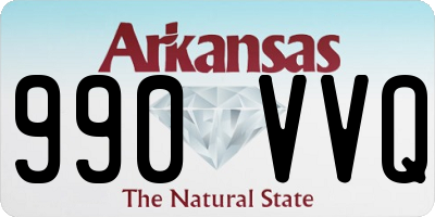 AR license plate 990VVQ