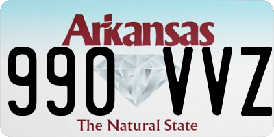 AR license plate 990VVZ