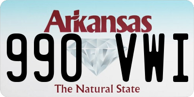 AR license plate 990VWI