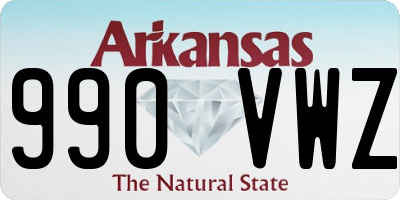 AR license plate 990VWZ