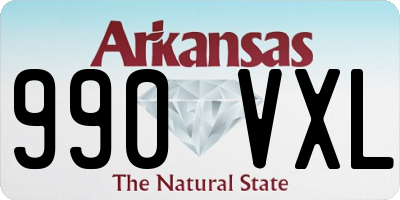 AR license plate 990VXL