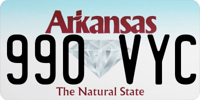 AR license plate 990VYC
