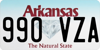 AR license plate 990VZA