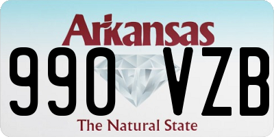 AR license plate 990VZB