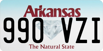 AR license plate 990VZI