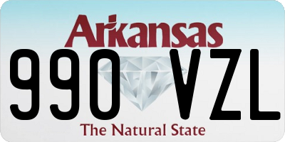 AR license plate 990VZL