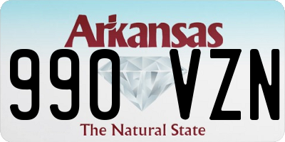 AR license plate 990VZN