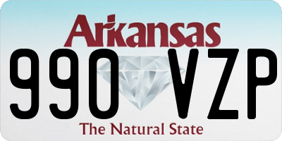 AR license plate 990VZP