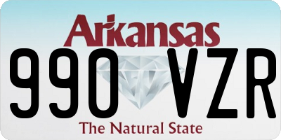 AR license plate 990VZR