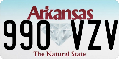 AR license plate 990VZV