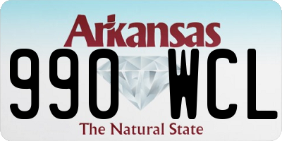 AR license plate 990WCL