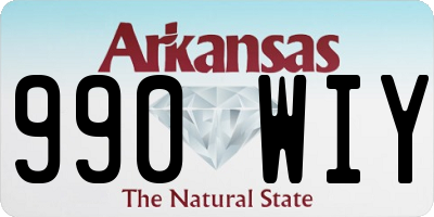 AR license plate 990WIY
