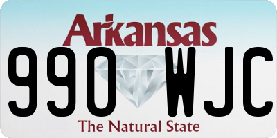 AR license plate 990WJC
