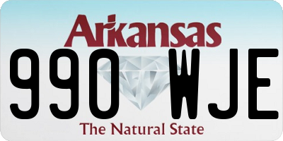 AR license plate 990WJE