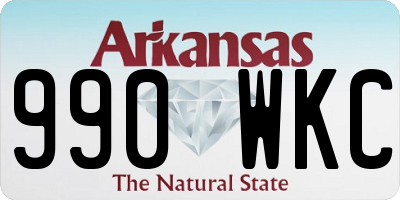 AR license plate 990WKC