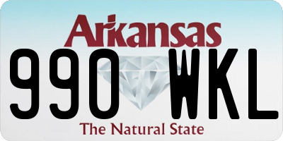 AR license plate 990WKL