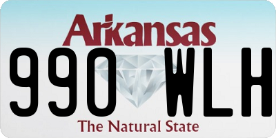 AR license plate 990WLH