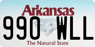 AR license plate 990WLL