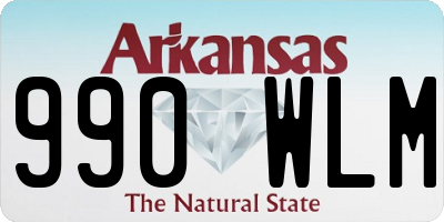 AR license plate 990WLM