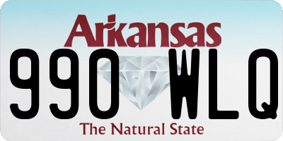 AR license plate 990WLQ
