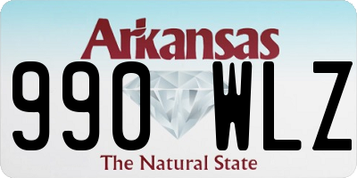 AR license plate 990WLZ