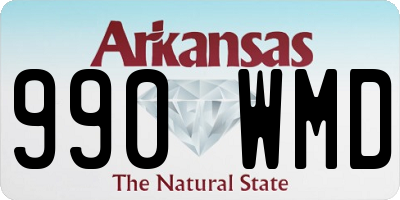 AR license plate 990WMD