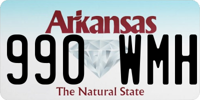 AR license plate 990WMH