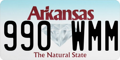 AR license plate 990WMM