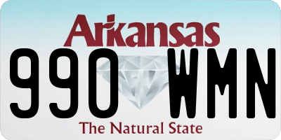 AR license plate 990WMN