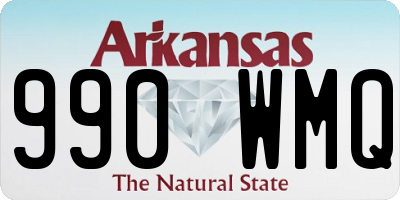 AR license plate 990WMQ