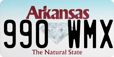 AR license plate 990WMX