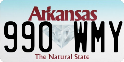 AR license plate 990WMY