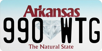 AR license plate 990WTG