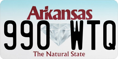 AR license plate 990WTQ