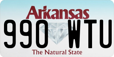 AR license plate 990WTU