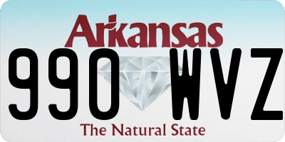 AR license plate 990WVZ