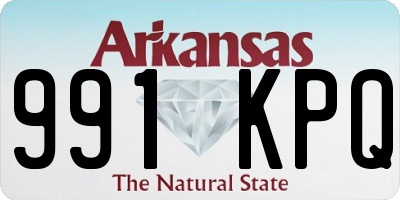 AR license plate 991KPQ