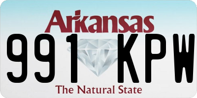 AR license plate 991KPW