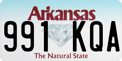 AR license plate 991KQA