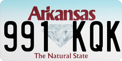 AR license plate 991KQK