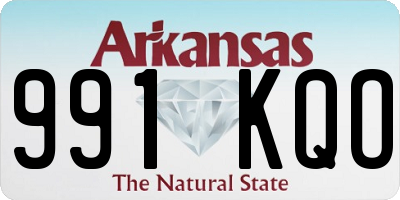 AR license plate 991KQO